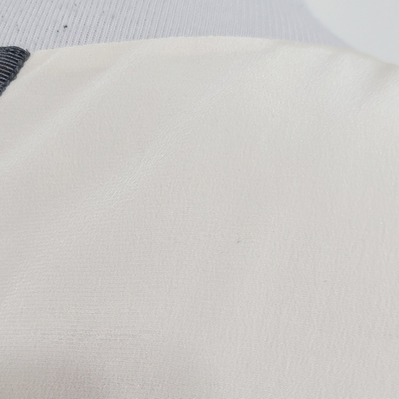 Rebecca Taylor sheath dress ivory silk gray leopard linen Office Women's size 4 - Picture 5 of 7